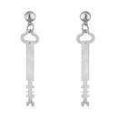 BOUCLES D'OREILLES CLÉ TRÈFLE