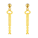 BOUCLES D'OREILLES CLÉ TRÈFLE