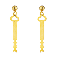 BOUCLES D'OREILLES CLÉ TRÈFLE