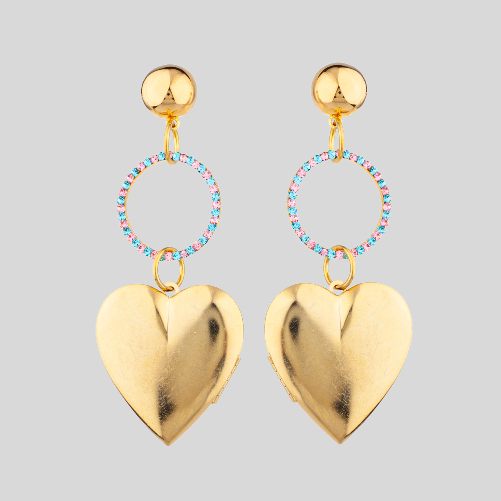 COMET HEART EARRINGS