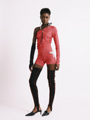 ASYMMETRICAL PRINT TOP