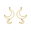 BOUCLES D'OREILLES MORSURE AU CLAIR DE LUNE