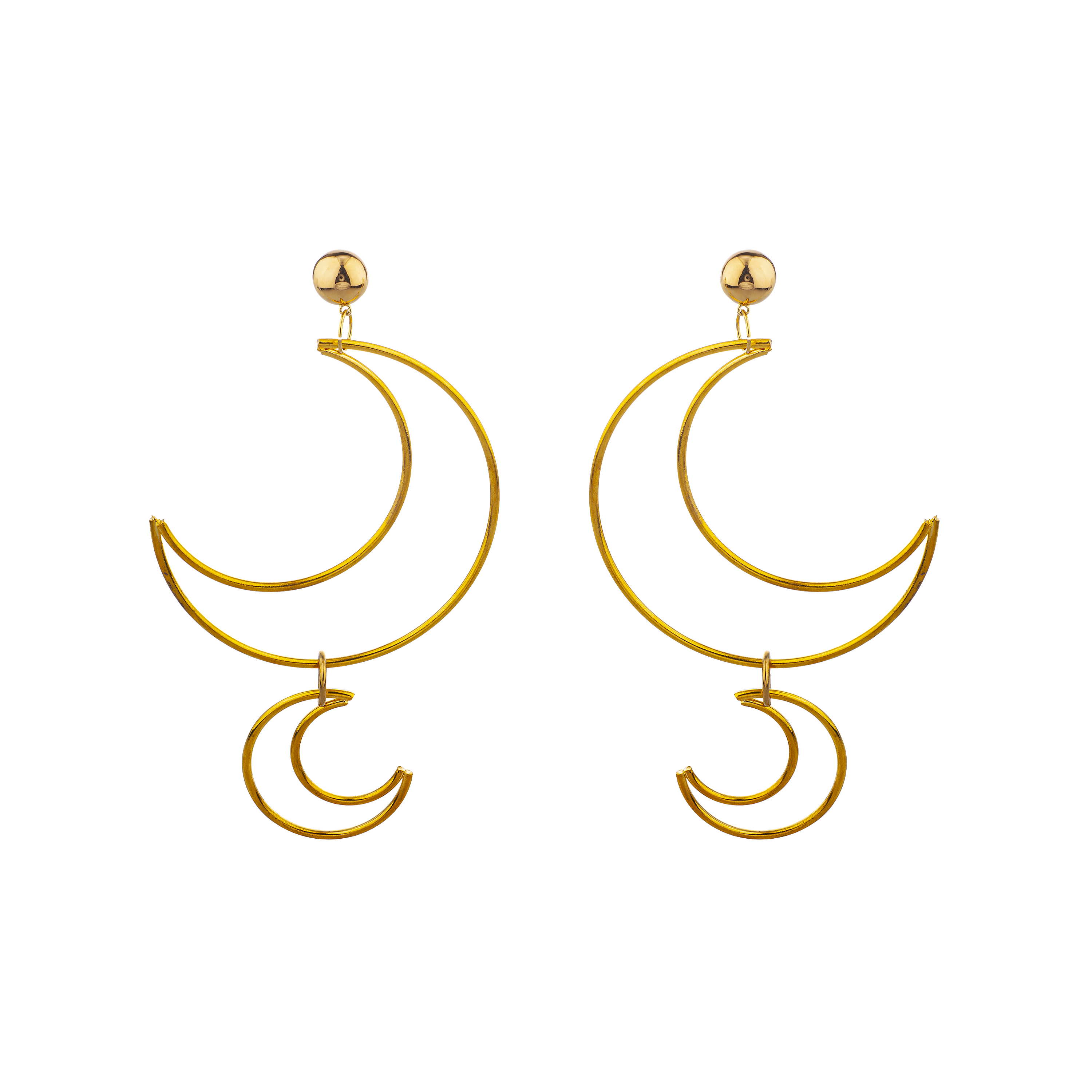 BOUCLES D'OREILLES MORSURE AU CLAIR DE LUNE