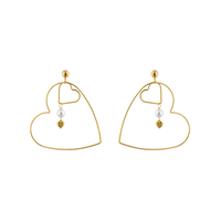 BOUCLES D'OREILLES AMOUR GOTHIQUE