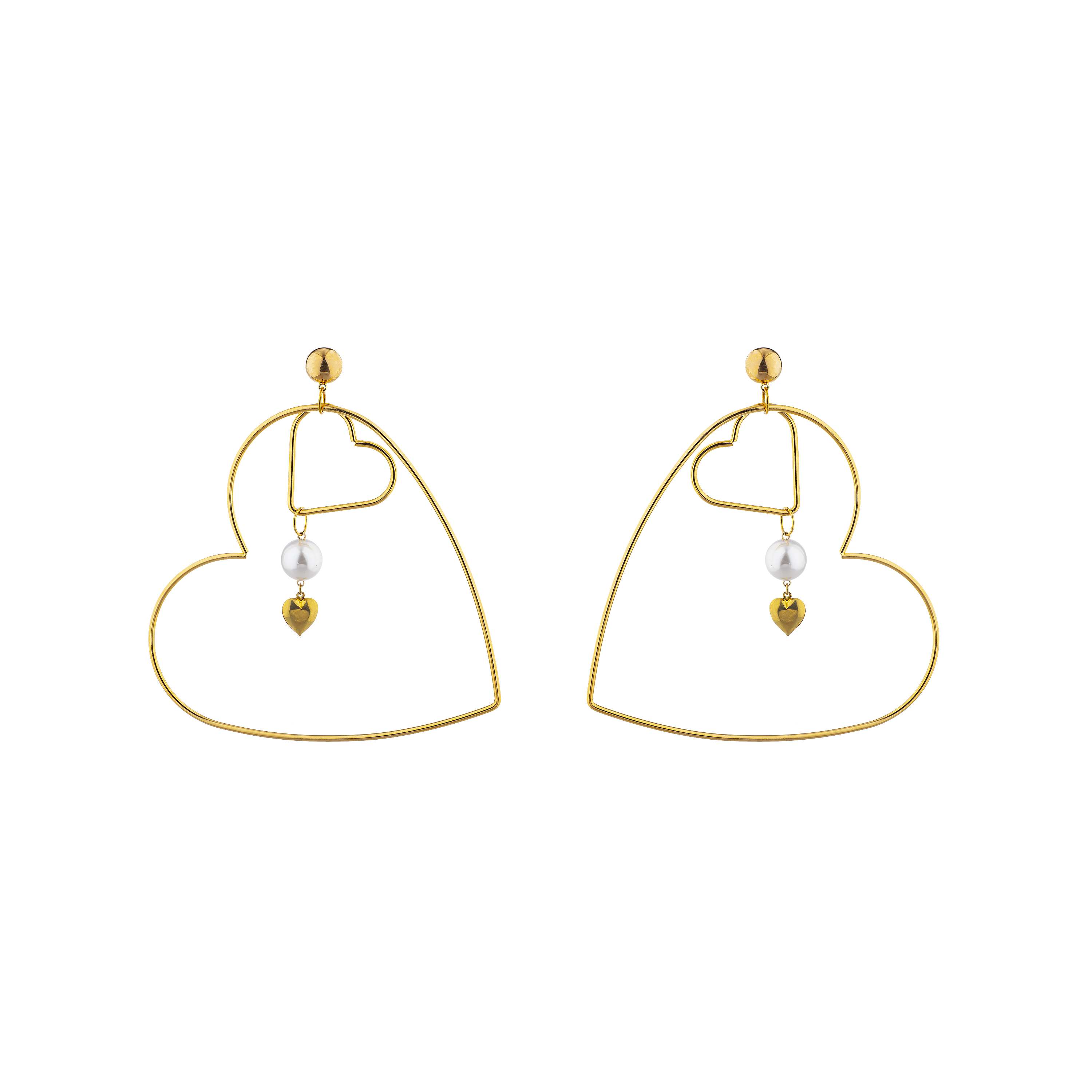 BOUCLES D'OREILLES AMOUR GOTHIQUE