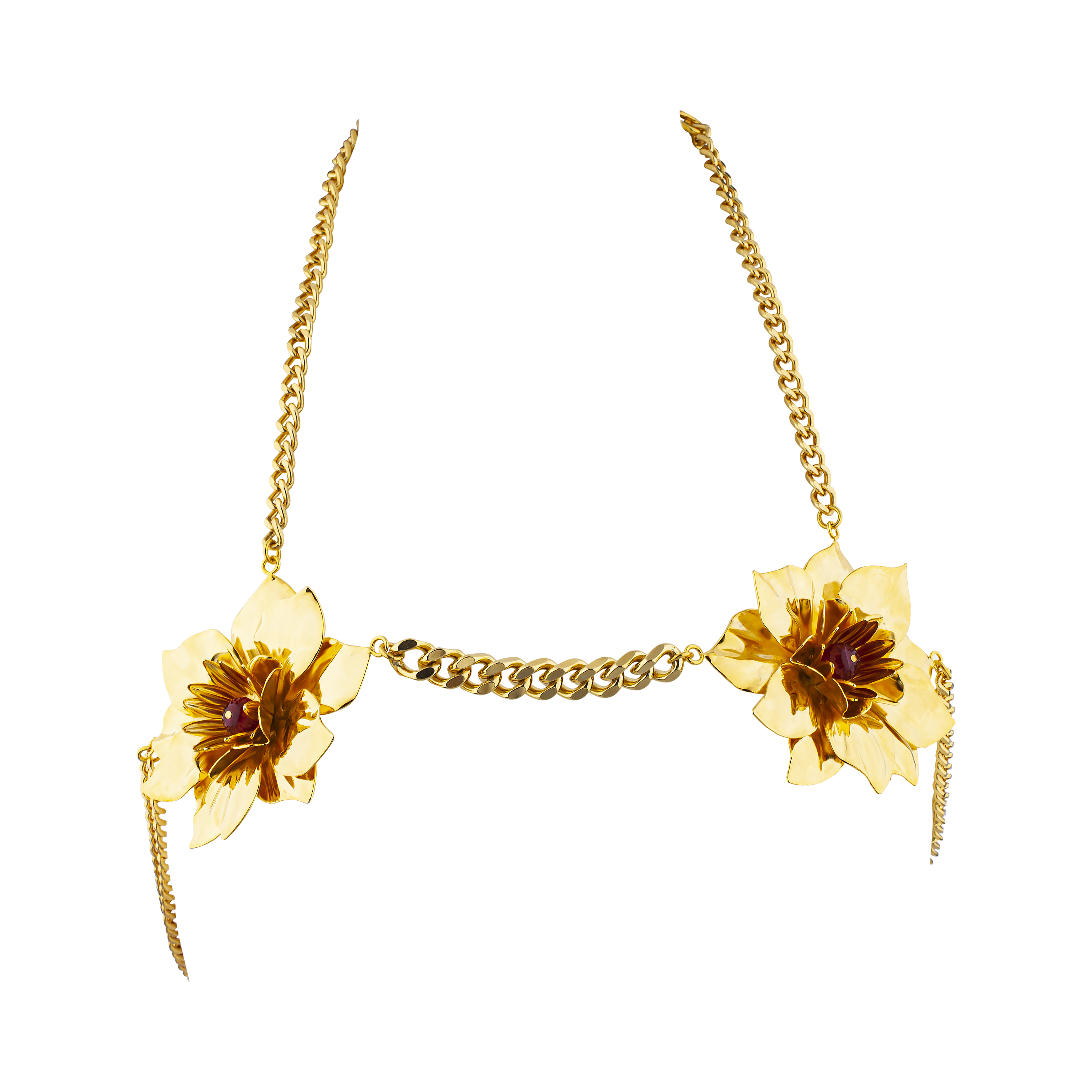 SOUTIEN-GORGE FLEUR ROUGE
