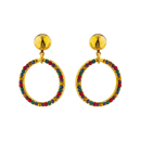 Boucles d'oreilles de soirée en cristal