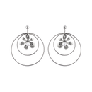 BOUCLES D'OREILLES PÉTALES EN CAGE