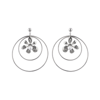 BOUCLES D'OREILLES PÉTALES EN CAGE