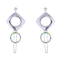 BOUCLES D'OREILLES LUNE VÉNUS