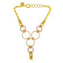 COLLIER ROSE GIVRÉ