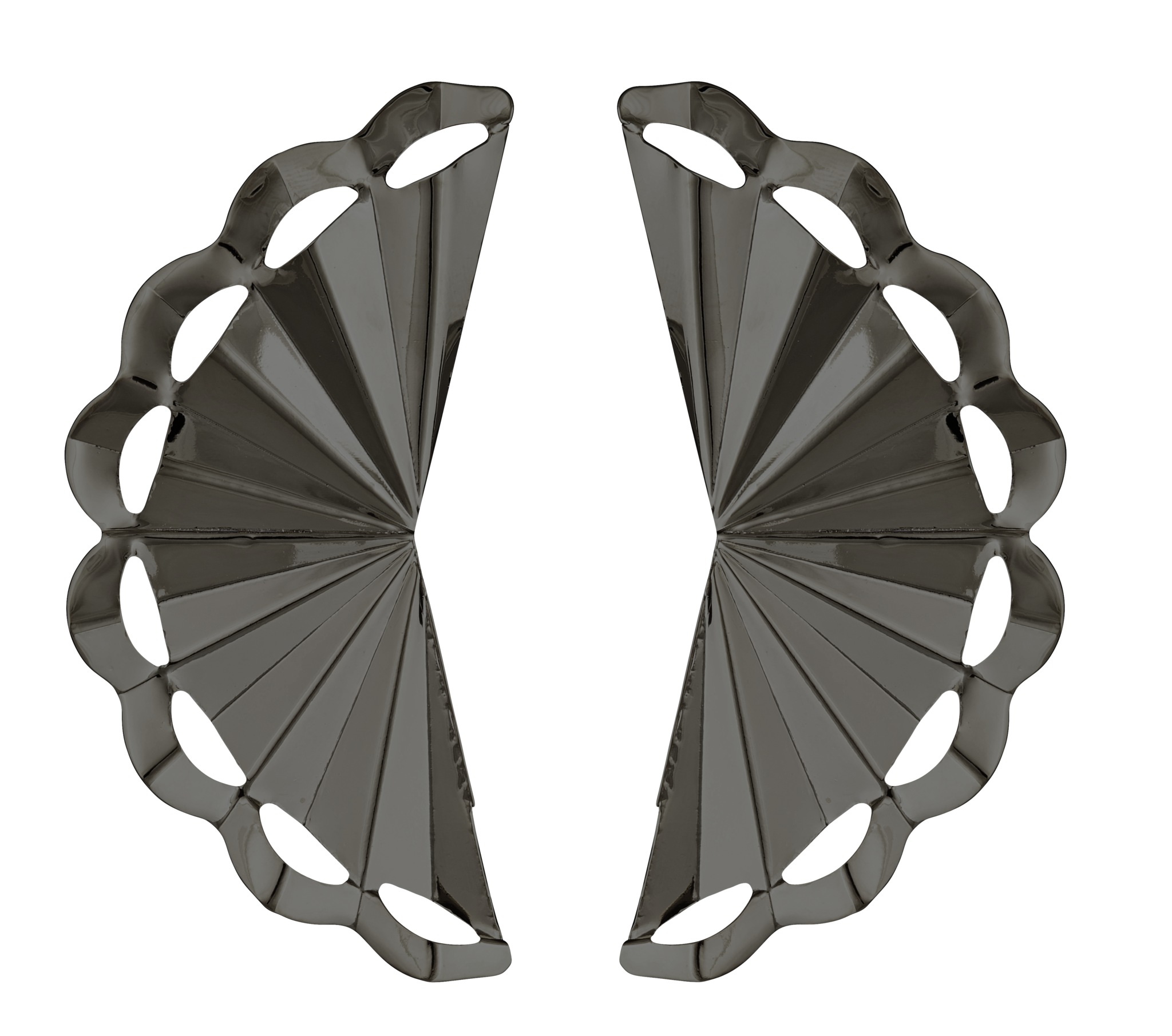 Boucles d'oreilles éventail