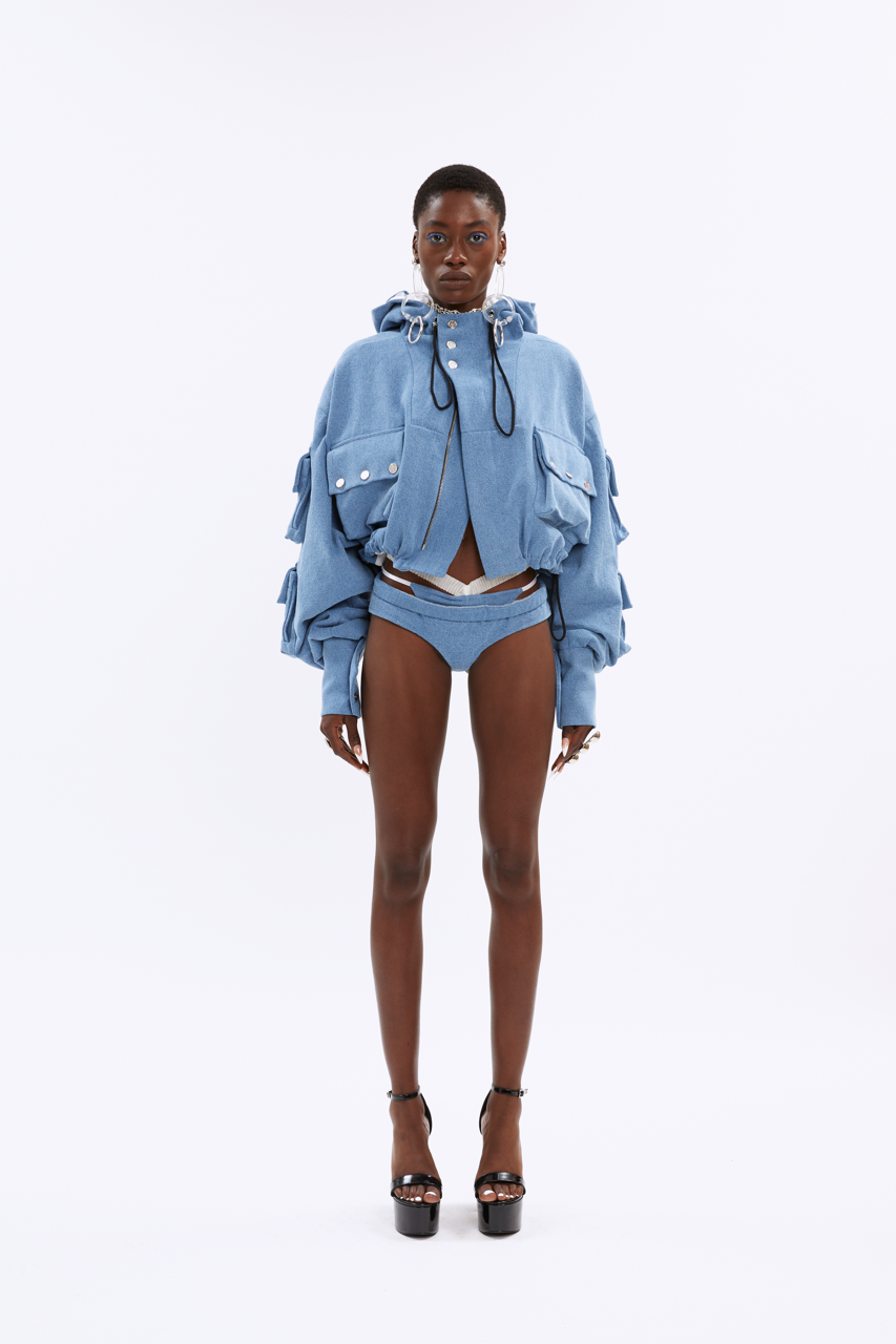 BLUE DREAMER OVERSIZE JACKET
