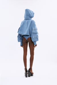 BLUE DREAMER OVERSIZE JACKET
