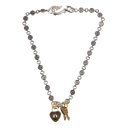 COLLIER RAS-DU-COU CŒUR ET CROCHET